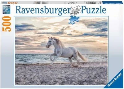 Puzzle Ravensburger 500 dílků Večerní cval