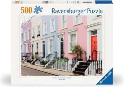 Puzzle Ravensburger 500 dílků Barevné městské domy v Londýně