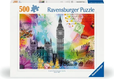 Puzzle Ravensburger 500 dílků  Pohlednice z Londýna