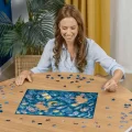 Puzzle Ravensburger 500 dílků Barevní vodní živočochové