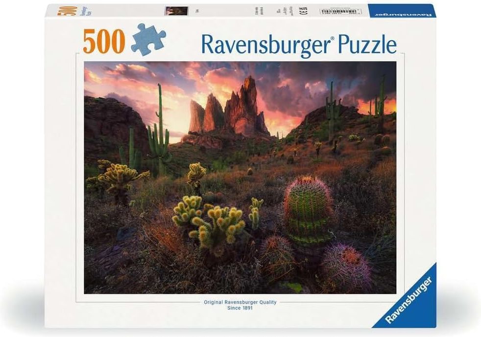 RAVENSBURGER Kaktusy za soumraku 500 dílků