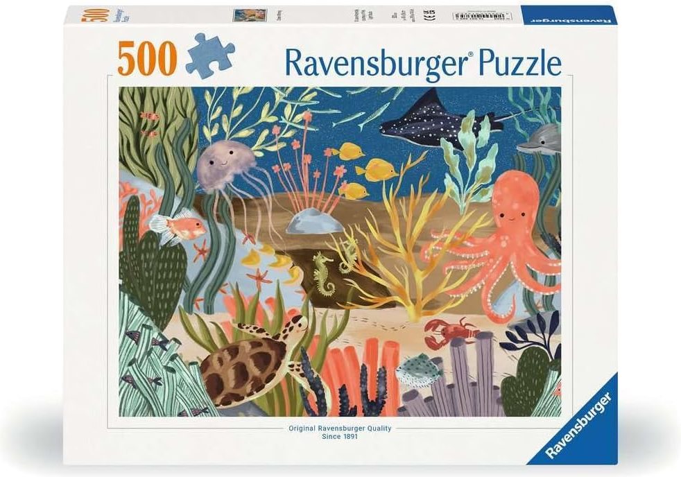 Puzzle Oceán Whimsy 500 dílků Ravensburger