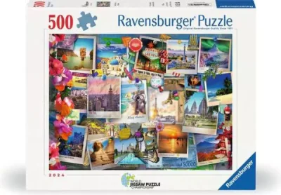 Puzzle Ravensburger 500 dílků Pohlednice