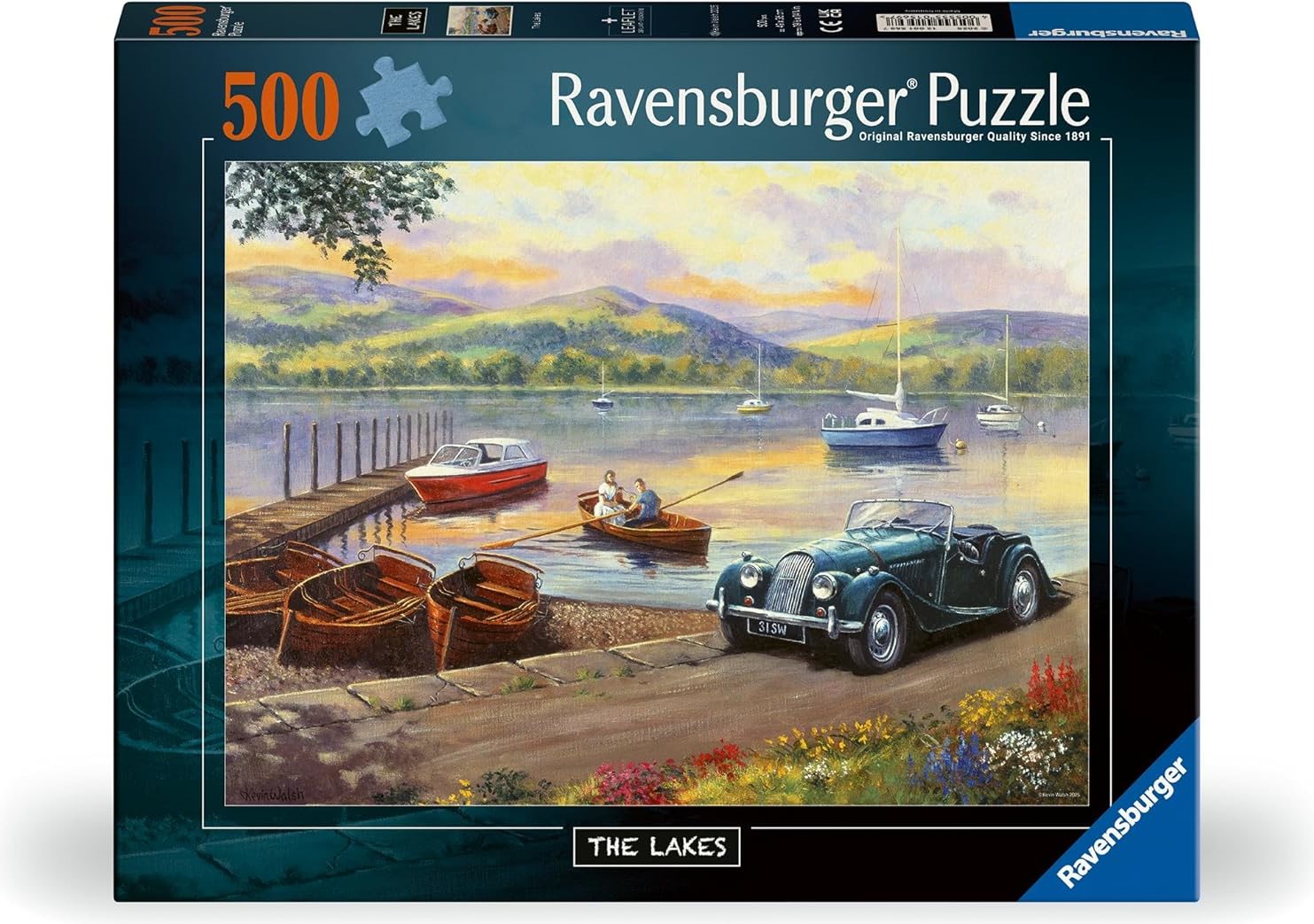 Puzzle Objevování Krás Jezer 500 Dílku