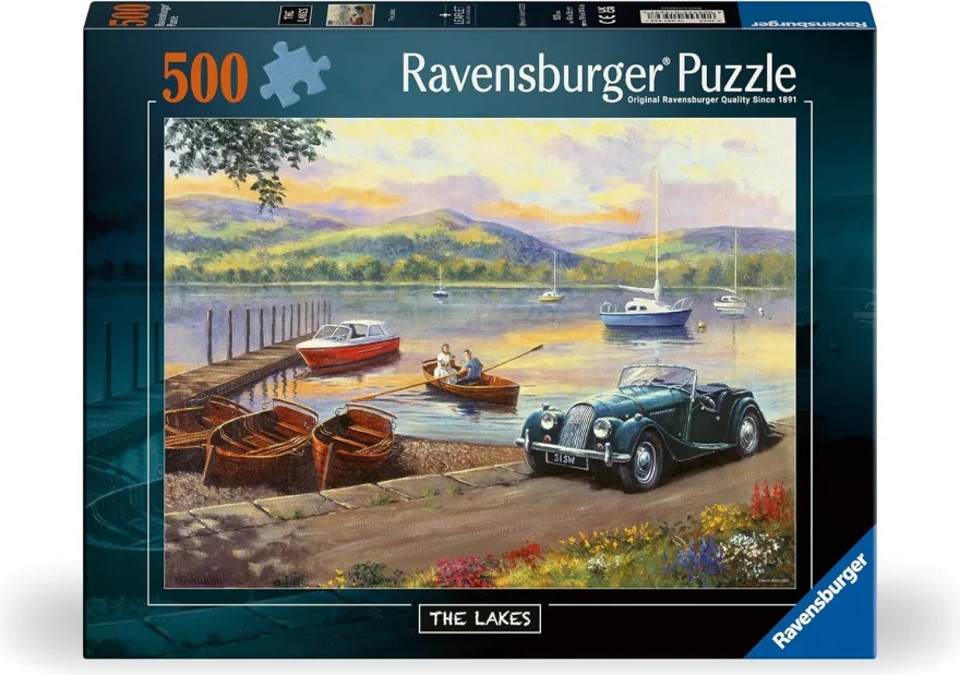 Puzzle Ravensburger 500 dílků Jezerní oblast (The Lakes)