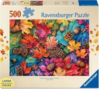 Puzzle Ravensburger 500 dílků Bohatství podzimu