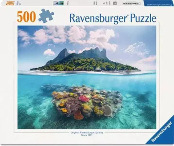 Puzzle Ravensburger 500 dílků Krajina ostrova