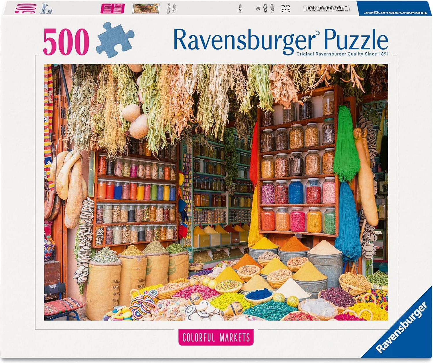 Puzzle Marocké tržiště 500 dílků RAVENSBURGER