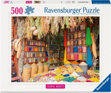 Puzzle Ravensburger 500 dílků Koření a bylinky, Maroko