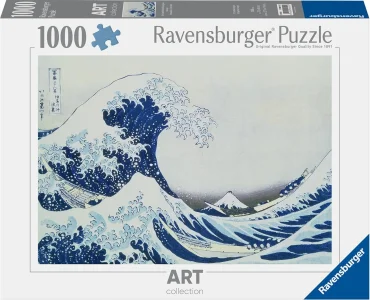 Puzzle Ravensburger 1000 dílků Velká vlna Kanagawa