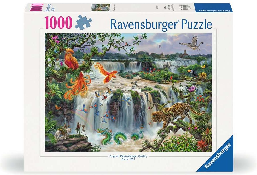 Puzzle Ravensburger 1000 dílků Vodopády Iguazú