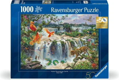 Puzzle Ravensburger 1000 dílků Vodopády Iguazú