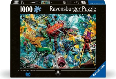 Puzzle Ravensburger 1000 dílků DC Collector's Edition - Aquaman