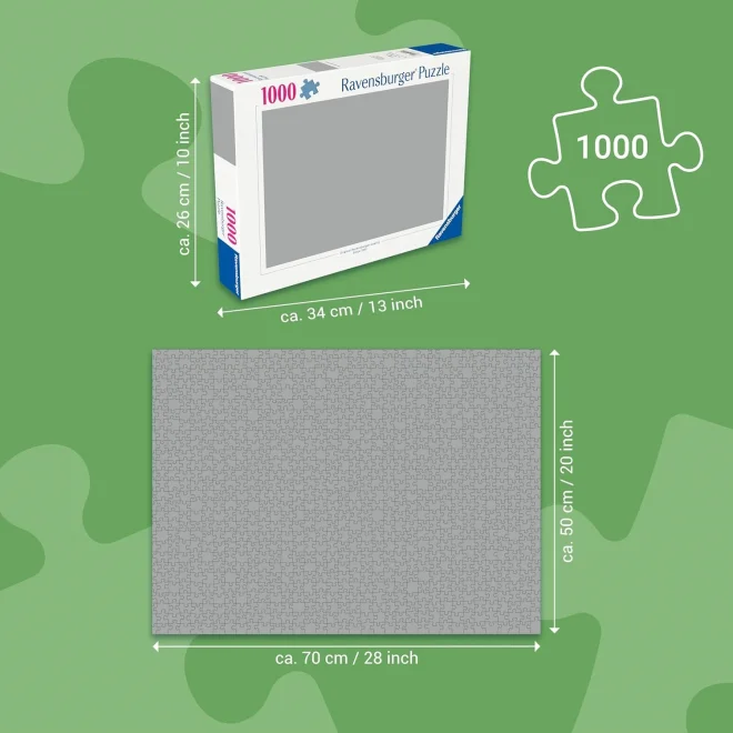 Puzzle Ravensburger 1000 dílků Výhled z okna č.1 - Loď na kanálu