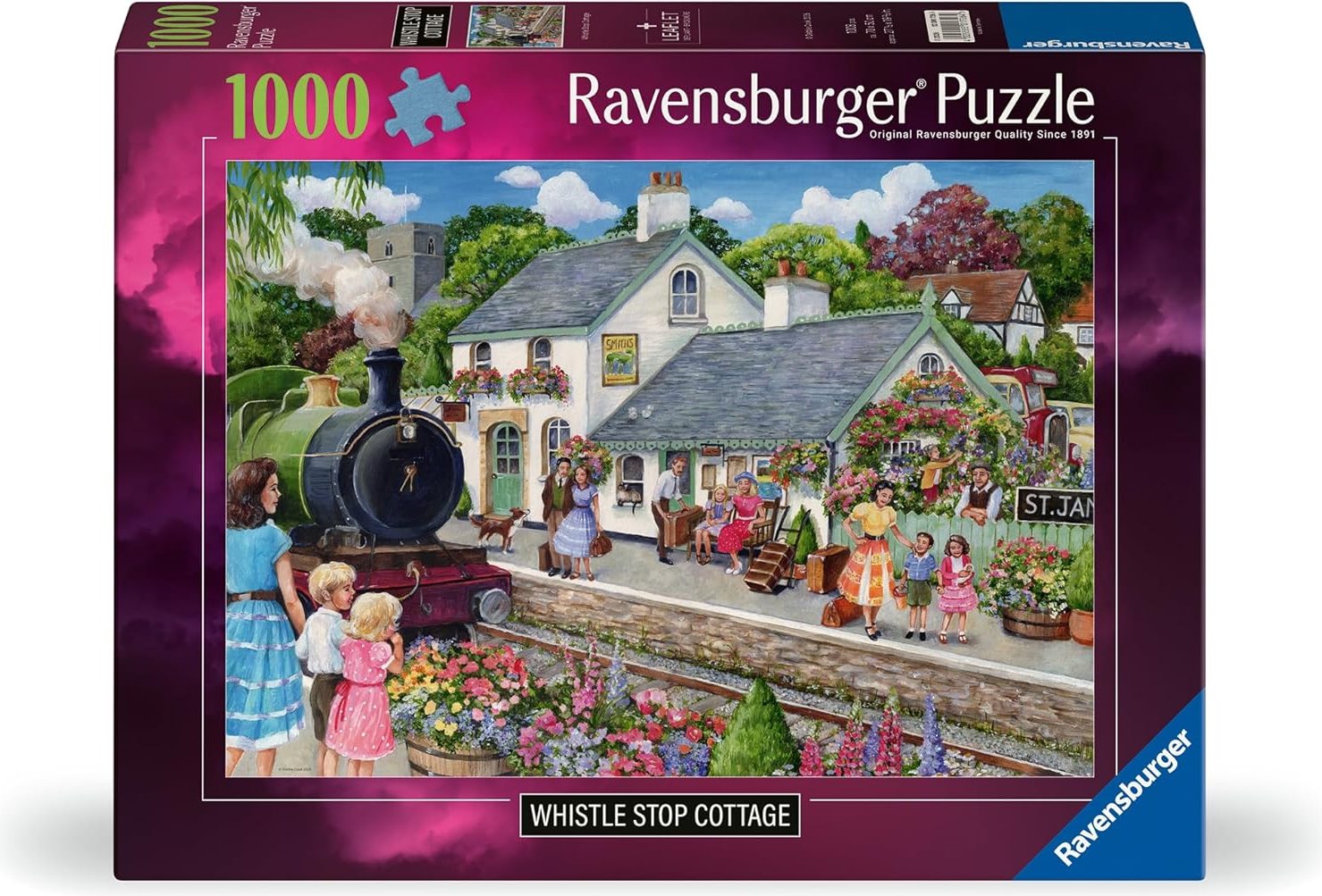 Ravensburger puzzle domeček u tratě 1000 dílků