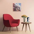 Čtvercové puzzle Ravensburger 750 dílků Art&Soul: Cesta kolem světa za 80 dní