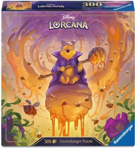 Puzzle Ravensburger 300 dílků Disney Lorcana: Medvídek Pú - Hunny Wizard