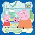 Puzzle pro děti Ravensburger 3x49 dílků Prasátko Peppa: Rodina na prvním místě 3v1
