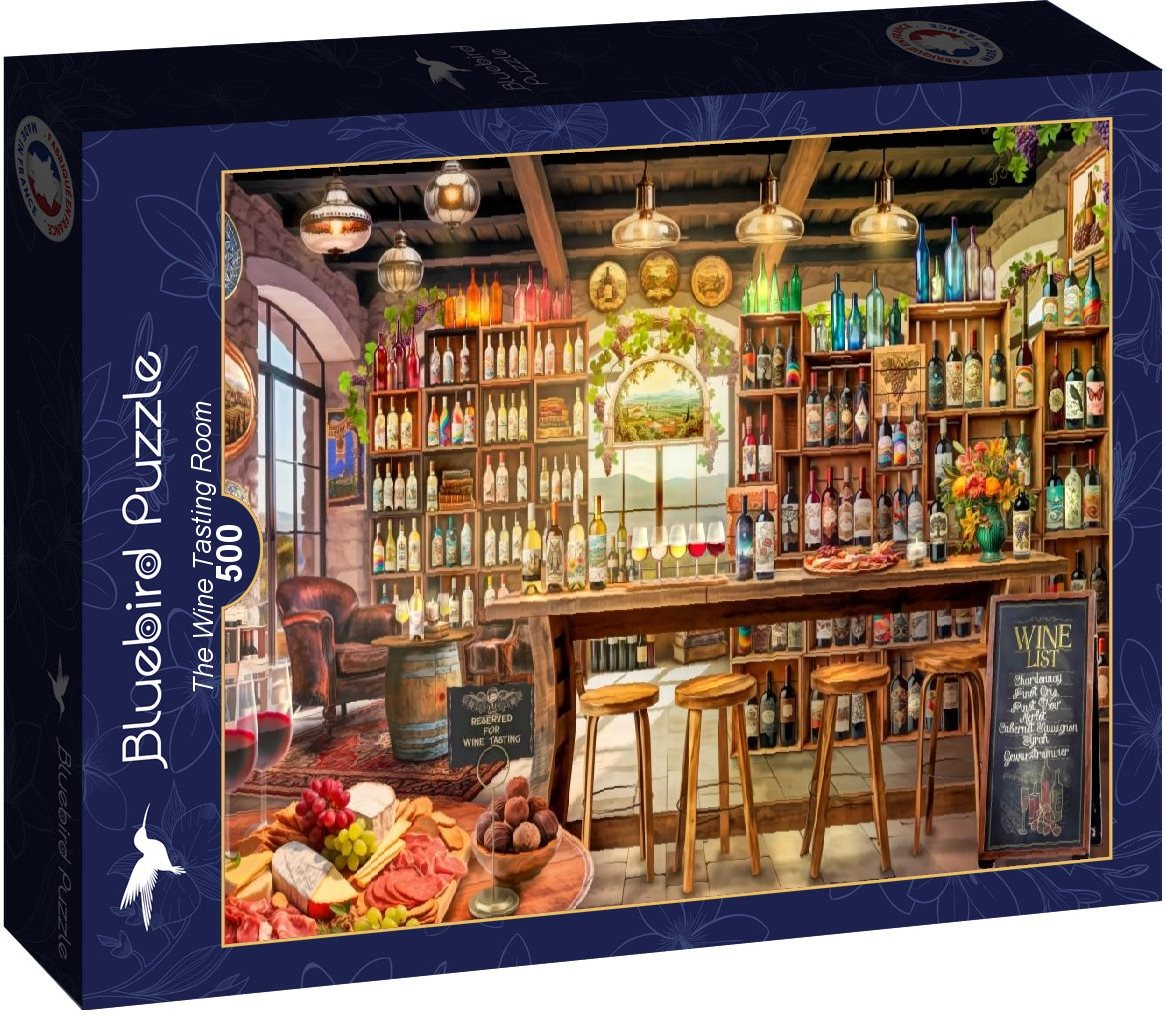 Bluebird puzzle Ochutnávka vín 500 dílků