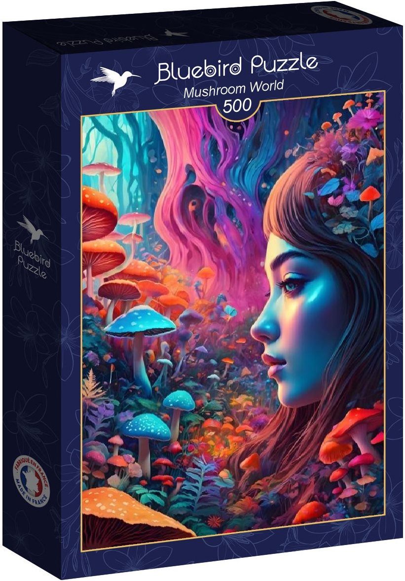 Puzzle Svět houbiček 500 dílků BLUEBIRD