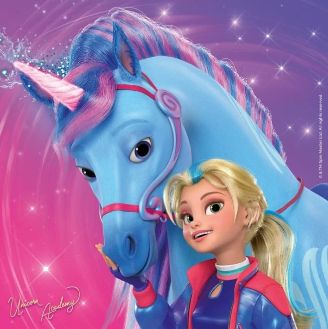 Puzzle pro děti Ravensburger 3x49 dílků Jednorožčí akademie