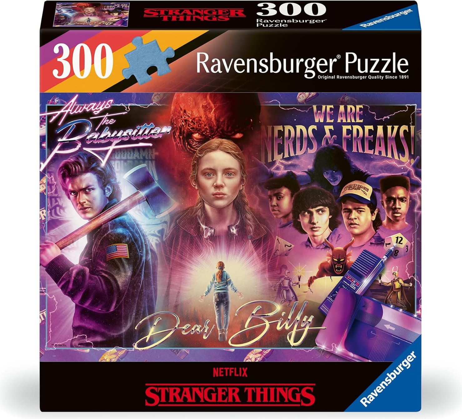 Puzzle Ravensburger 300 dílků Stranger Things: Running Up That Hill