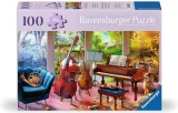 Puzzle Ravensburger 100 dílků XL Čtyři roční období v hudbě