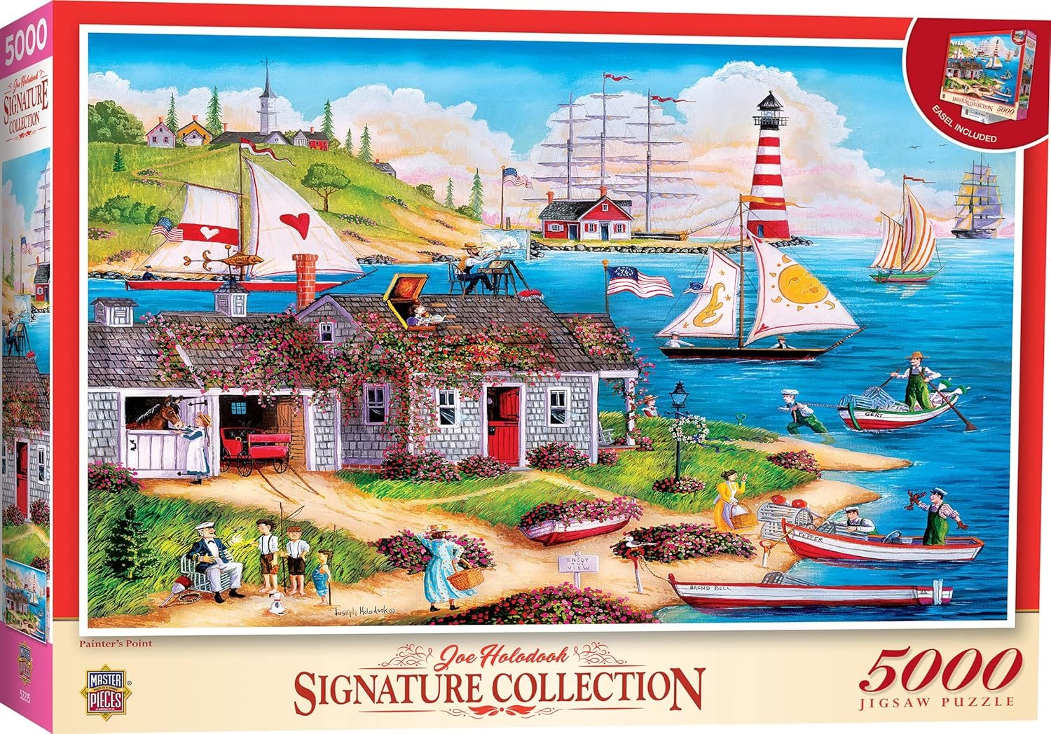 Puzzle MasterPieces 5000 dílků Malířovo stanoviště