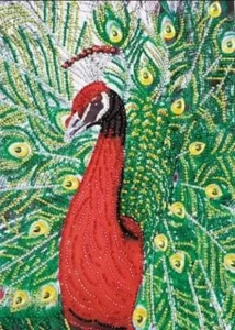 Diamantové malování Norimpex 40x30 cm Páv 7D