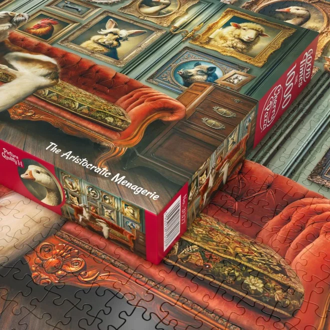 Puzzle Cherry Pazzi 1000 dílků Aristokratický zvěřinec