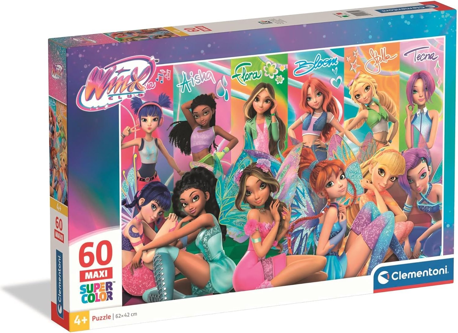 Puzzle pro děti Clementoni 60 dílků MAXI Winx Club