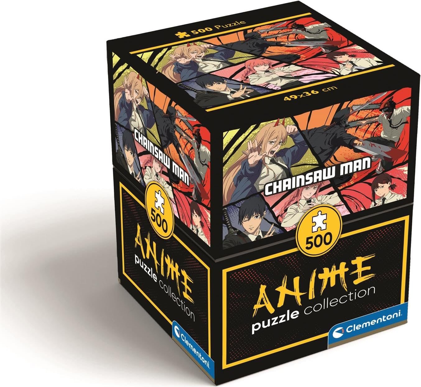Puzzle Clementoni 500 dílků CUBE Anime Collection: Chainsaw Man