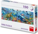 Panoramatické puzzle Dino 150 dílků Mořský život