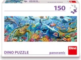 Panoramatické puzzle Dino 150 dílků Mořský život