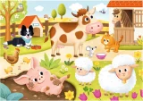 Maxi puzzle pro děti Dino 15 XL dílků První hraní: Domácí zvířátka