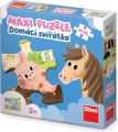 Maxi puzzle pro děti Dino 15 XL dílků První hraní: Domácí zvířátka