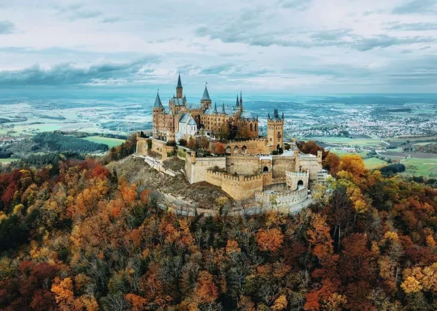 Puzzle Ravensburger 1000 dílků Německo: Hrad Hohenzollern