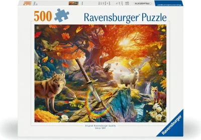 Puzzle Ravensburger 500 dílků Les meče Excalibur