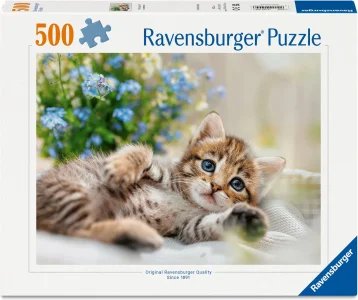 Puzzle Ravensburger 500 dílků Roztomilé kotě