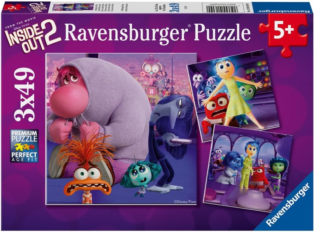 Puzzle pro děti Ravensburger 3x49 dílků V hlavě 2