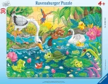 Deskové puzzle Ravensburger 30 dílků Léto u rybníka