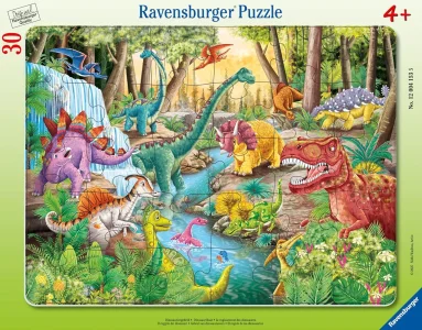 Deskové puzzle Ravensburger 30 dílků Řev dinosaura