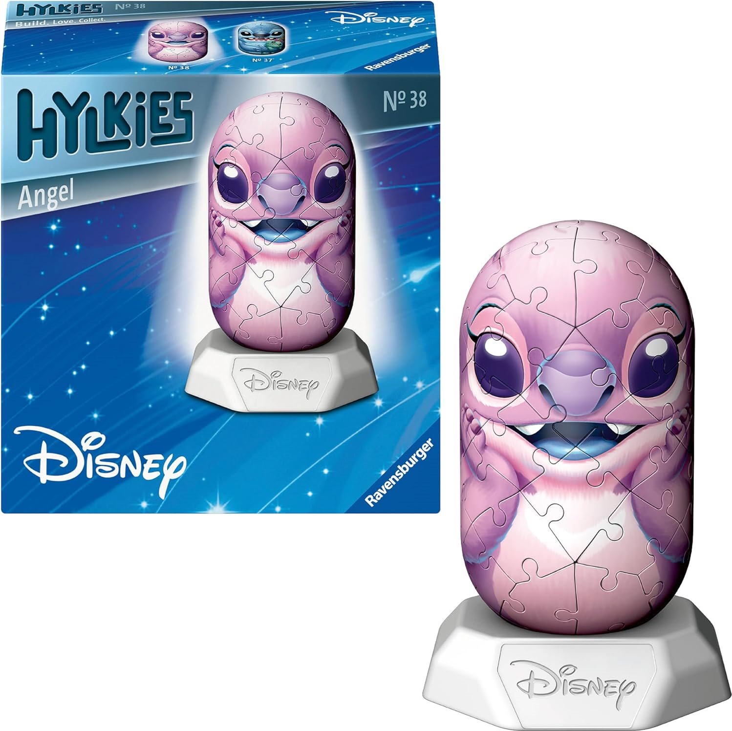 3D puzzle Ravensburger Hylkies #38 Stitch: Angel 54 dílků