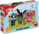 Puzzle pro děti Dino 24 MAXI dílků Bing na podzim