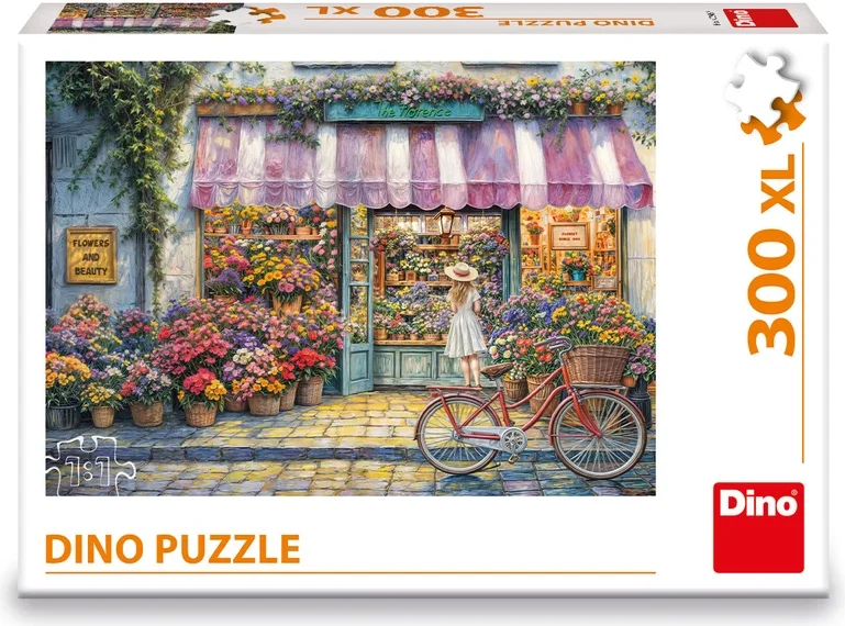 Puzzle Dino 300 XL dílků Květinářství