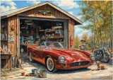 Puzzle Dino 300 XL dílků Jaguár v garáži