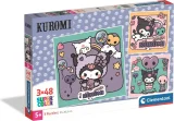 Puzzle pro děti Clementoni 3x48 dílků Kuromi 3v1