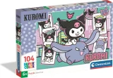 Puzzle pro děti Clementoni 104 dílků Kuromi: Roztomilá rebelka