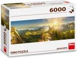 Panoramatické puzzle Dino 6000 dílků Švýcarský podzim