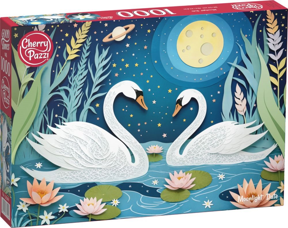 Puzzle Schůzka při měsíčku 1000 dílků CHERRY PAZZI